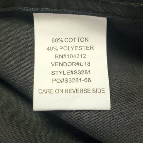 Featherlite Fine Stain Resistant Twill Dupont Teflon Button Down Sz XL Shirt - Picture 8 of 14